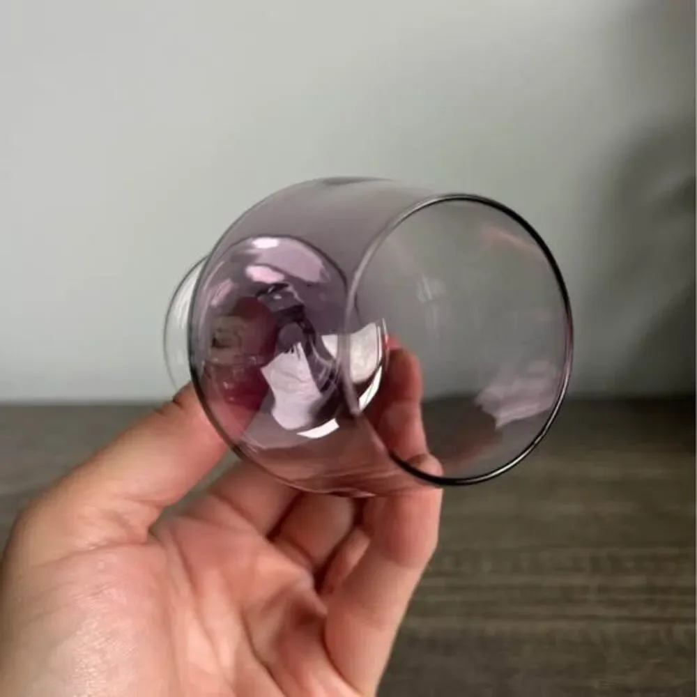 Four Multi-colored Cocktail Glasses